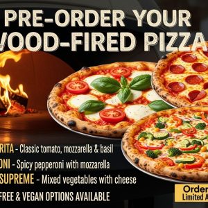 Pre Order Wood Fired Pizza - SAVE £1 - SOLD OUT